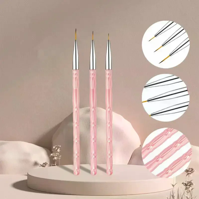 Detailing Brush Set - 3pcs/set Nail Art Brushes Nail Art