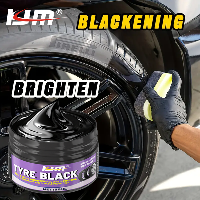 Trim Restorer Plastic - KJM 30ml Tyre Black Trim Restorer