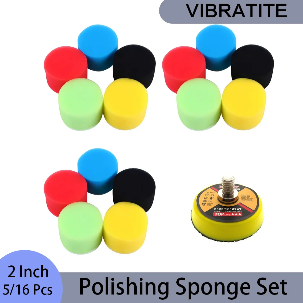 5/16 Pcs 2 Inch Polishing Spon - Polish Pad Set Buffer recensione e prezzo