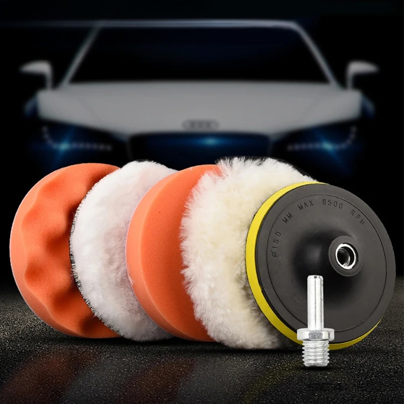 6pcs/set Car Polishing Sponge  - Polish Pad Set Buffer recensione e prezzo