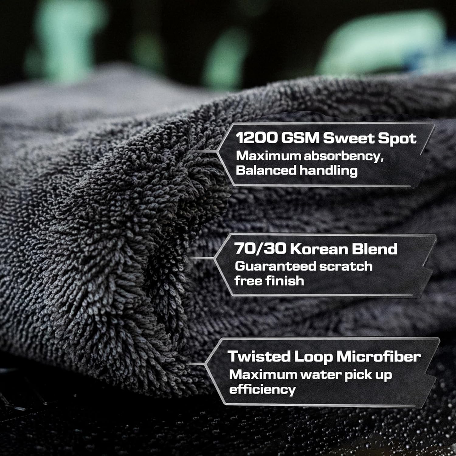 24x36 Car Drying Towel 1200 GS - Microfiber Towel Detailing recensione e prezzo