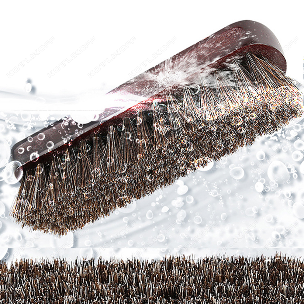 Premium Horsehair Shoe Brush F - Dirt Brush Interior recensione e prezzo