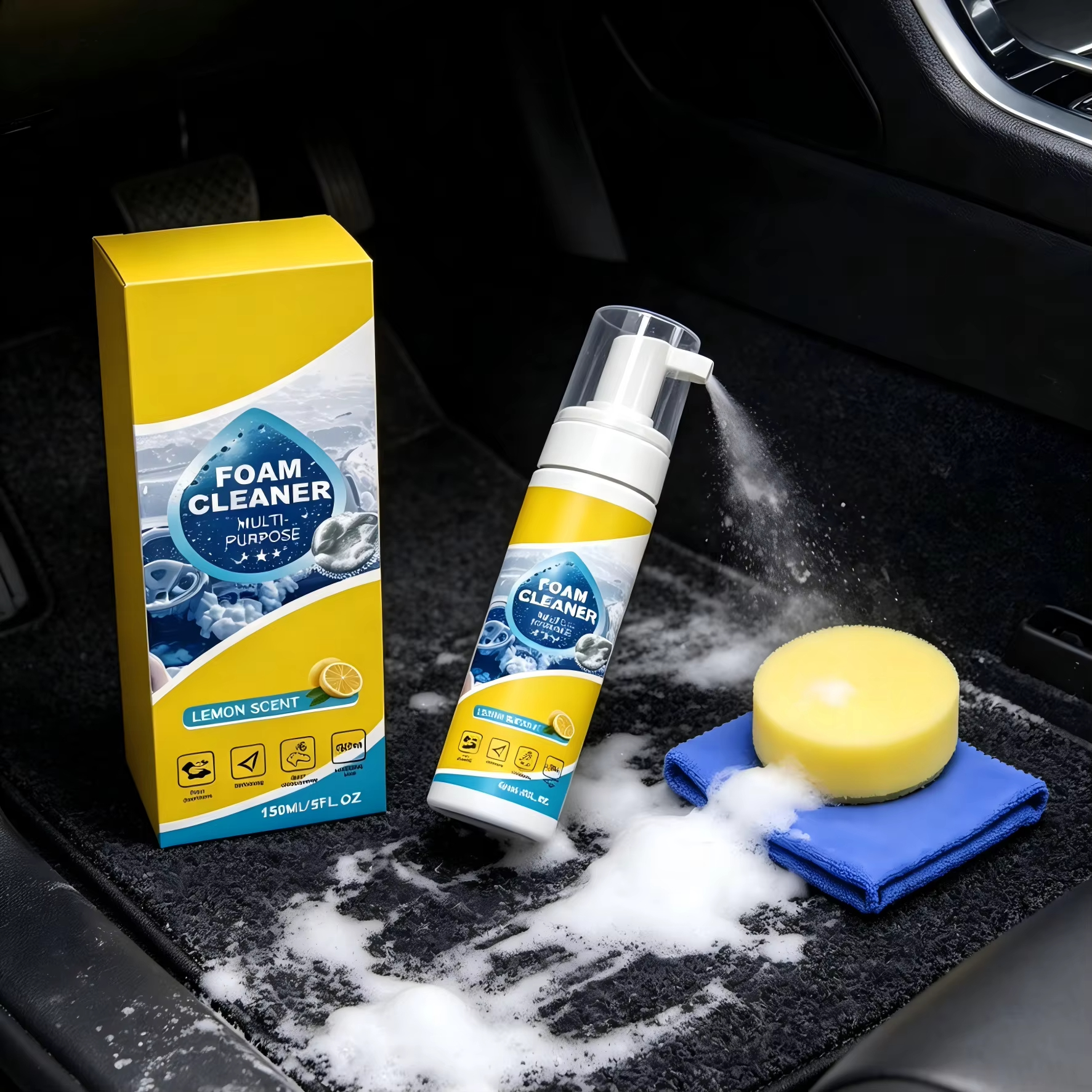 Multi-Purpose Foam Car Interio - Leather Cleaner Interior recensione e prezzo