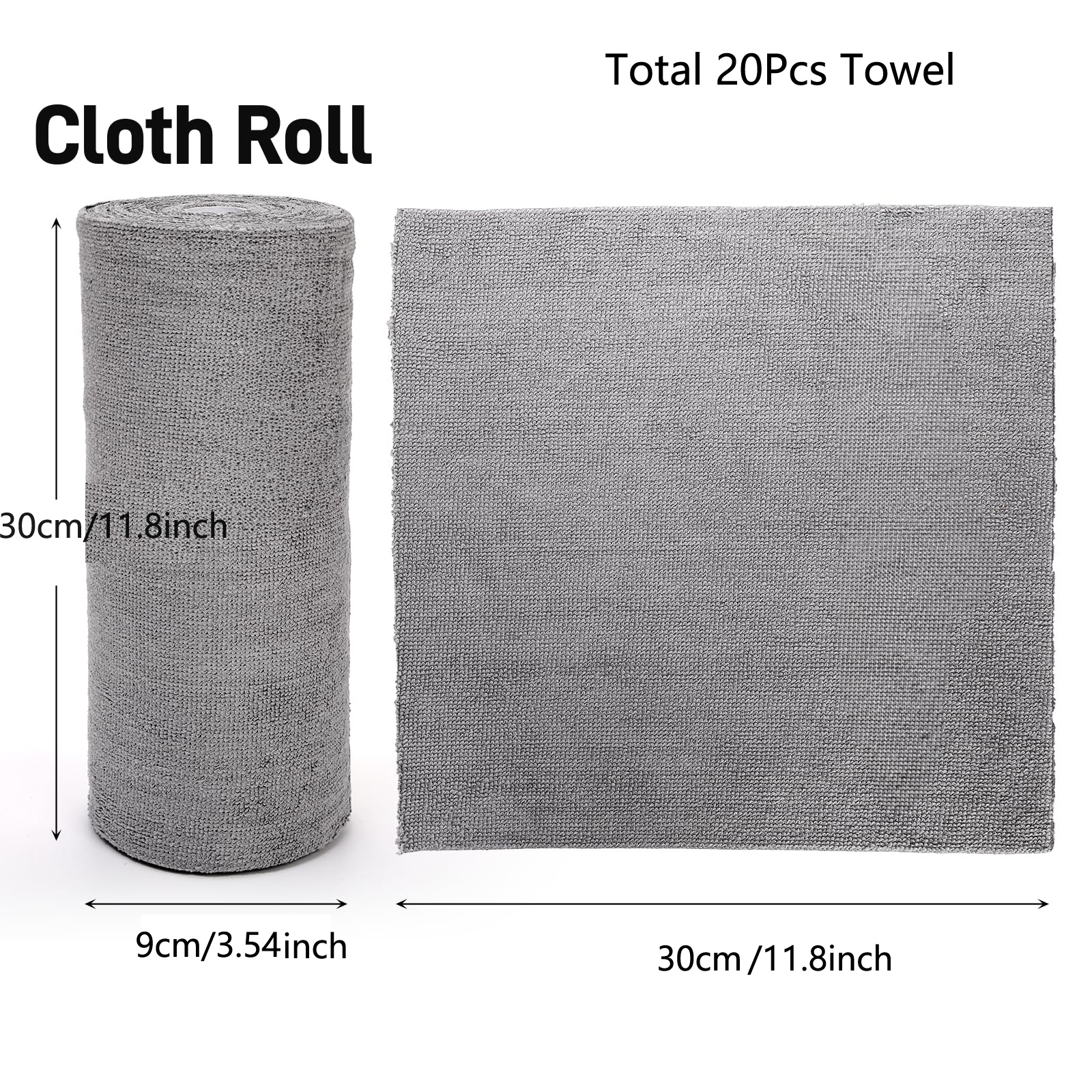 20 Pcs Microfiber Cleaning Clo - Microfiber Towel Detailing recensione e prezzo