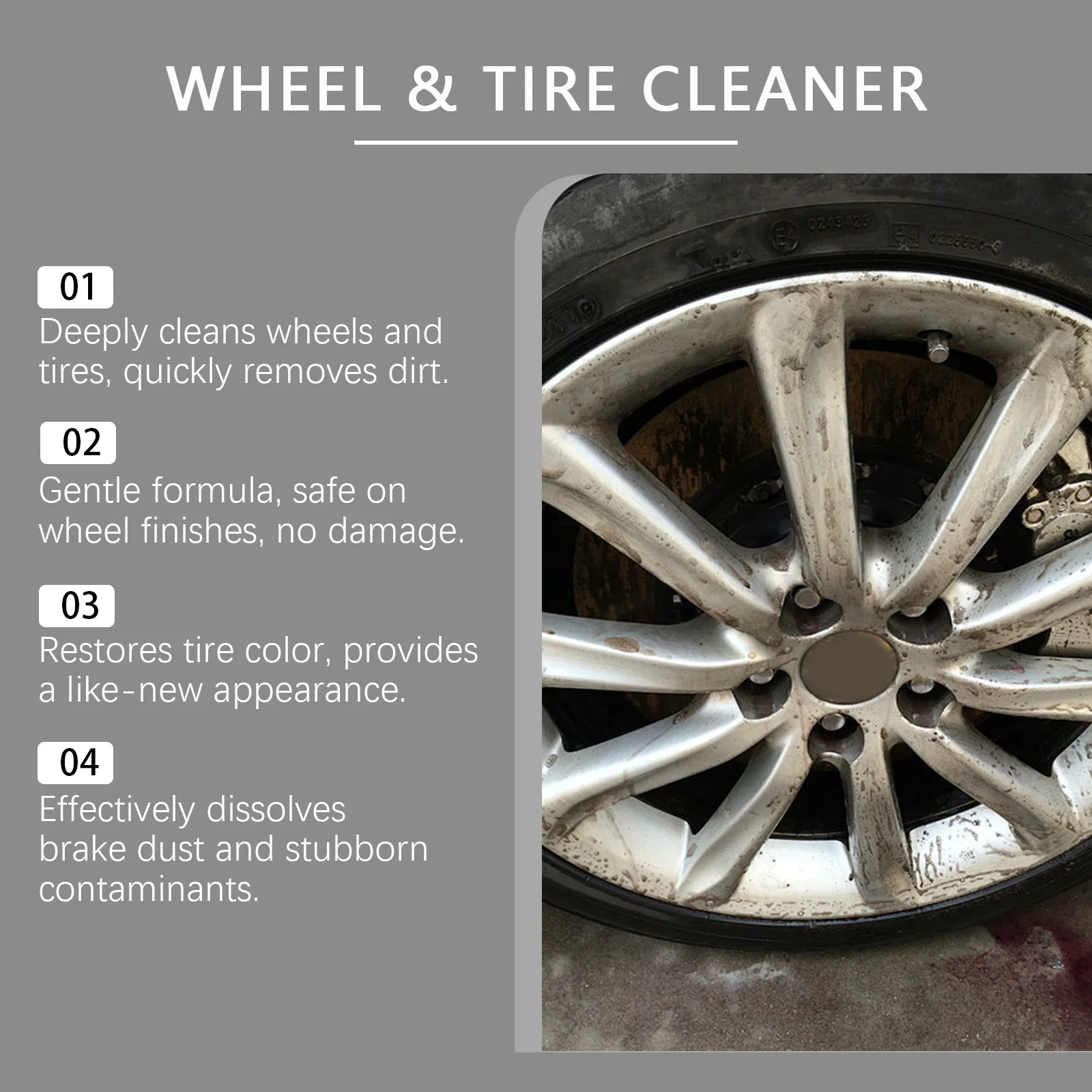 Professional Wheel Tire Cleane - Wheel Cleaner Alloy recensione e prezzo