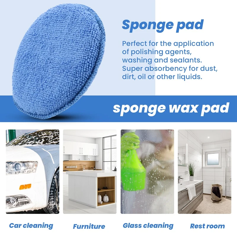 5Inch Microfiber Wax Applicato - Wax Applicator Pad recensione e prezzo
