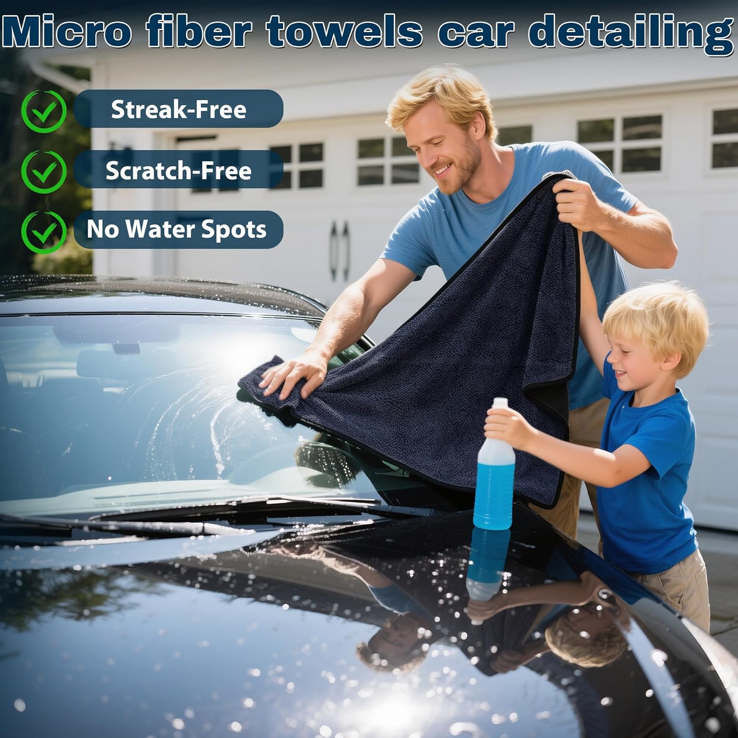 4PCS Microfiber Car Drying Tow - Microfiber Towel Detailing recensione e prezzo