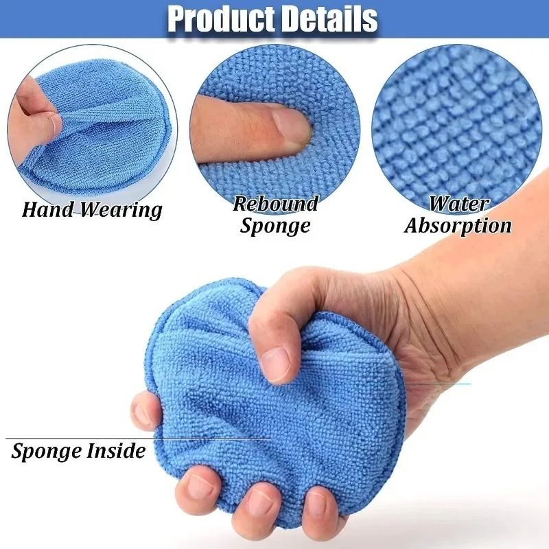 10Pcs Car Detailing Applicator - Wax Applicator Pad recensione e prezzo