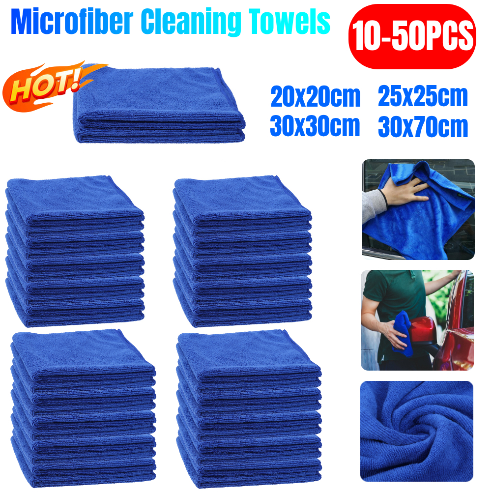 10-50PCS Microfiber Cleaning T - Microfiber Towel Detailing recensione e prezzo