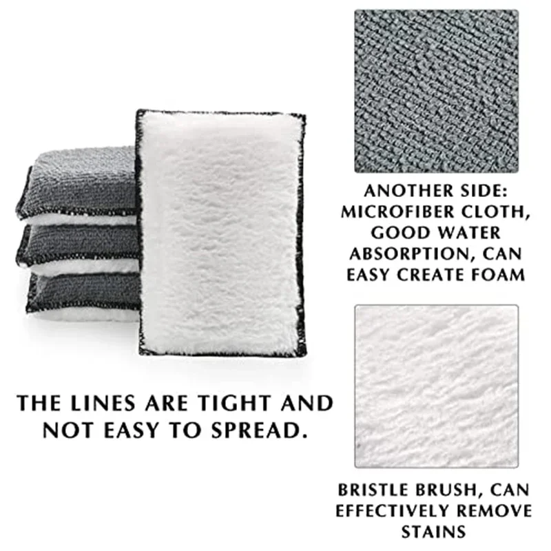 10Pcs Soft Double-Side Microfi - Leather Cleaner Interior recensione e prezzo