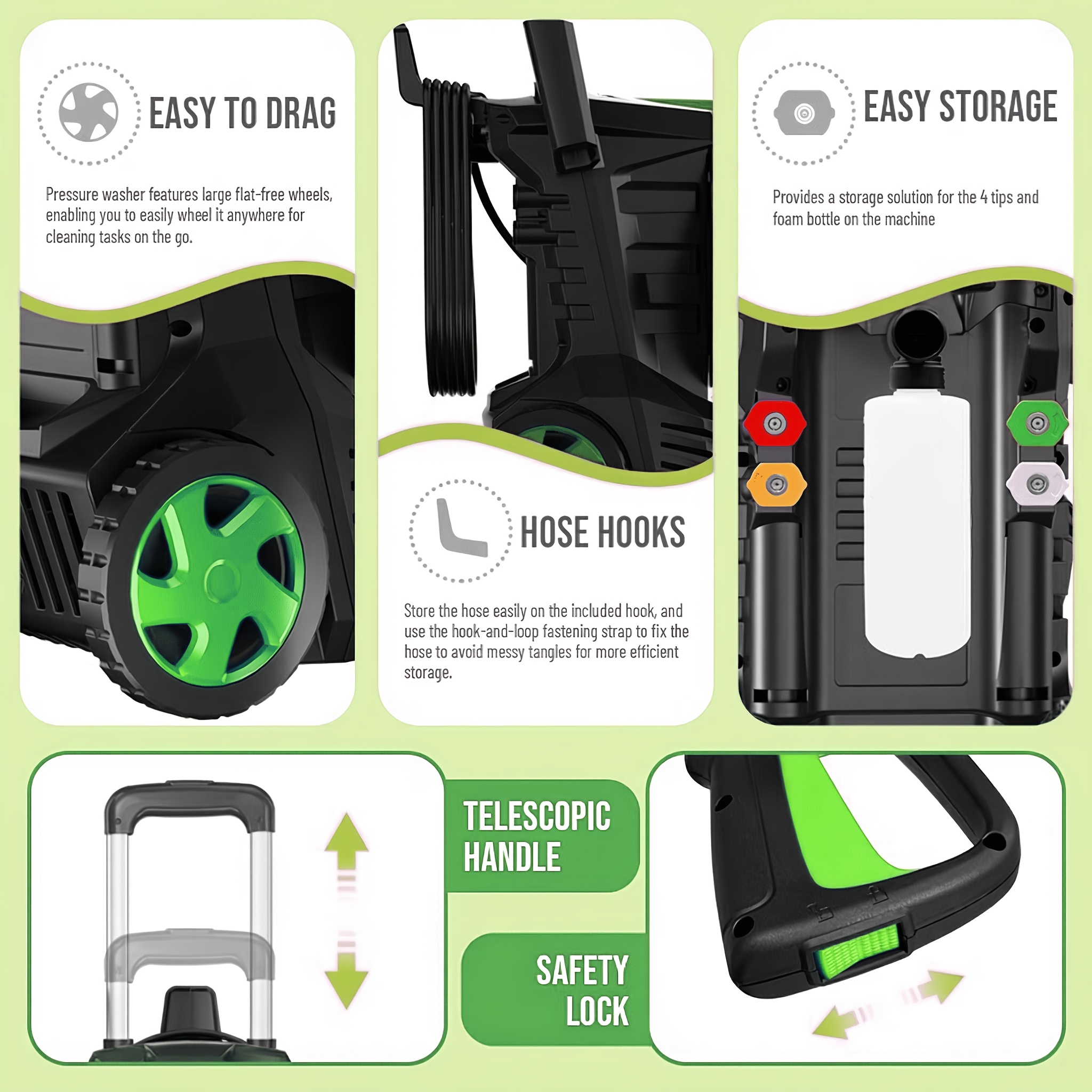 Electric Pressure Washer Power - Foam Cannon Car Wash recensione e prezzo