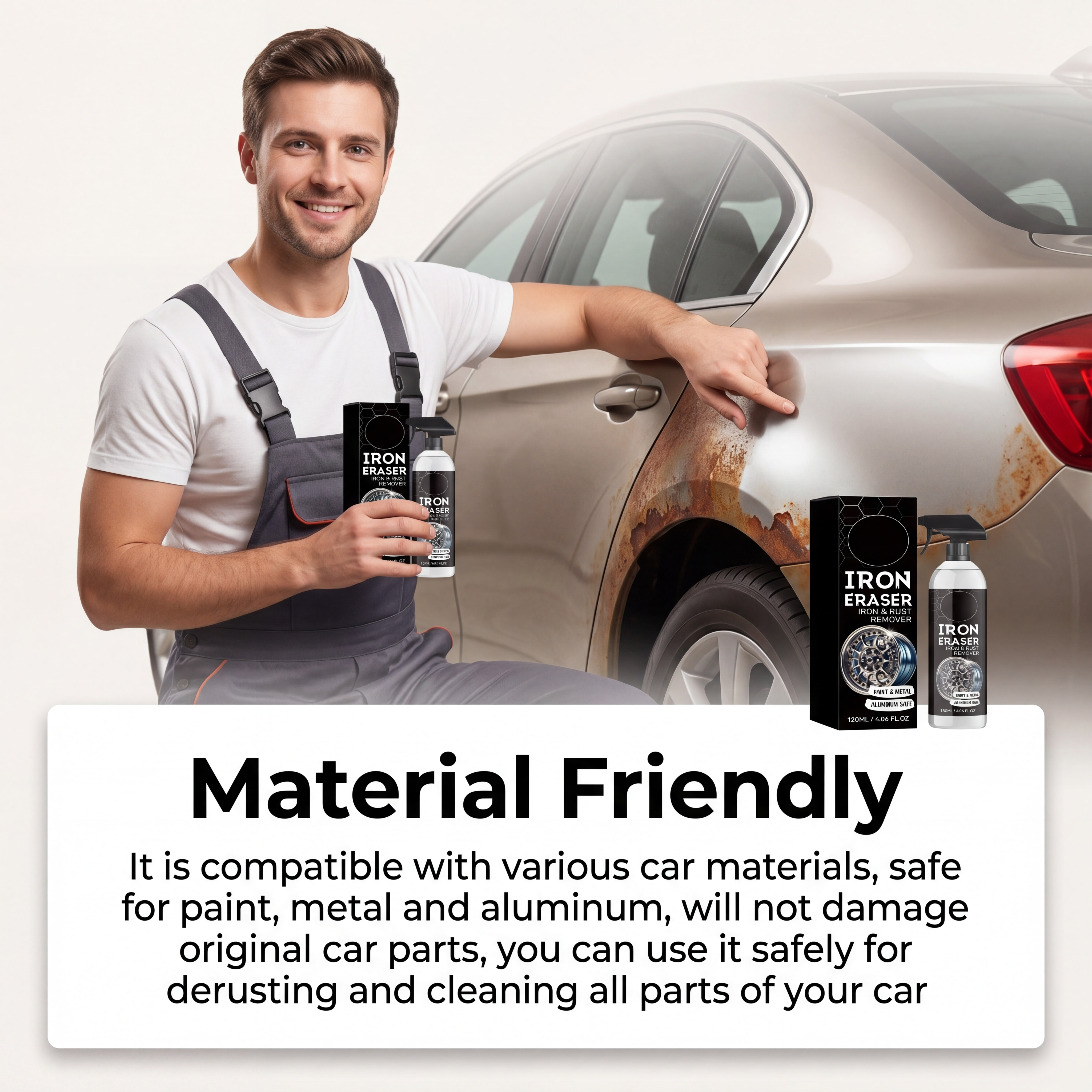 Car Rust Remover Spray Powerfu - Wheel Cleaner Alloy recensione e prezzo