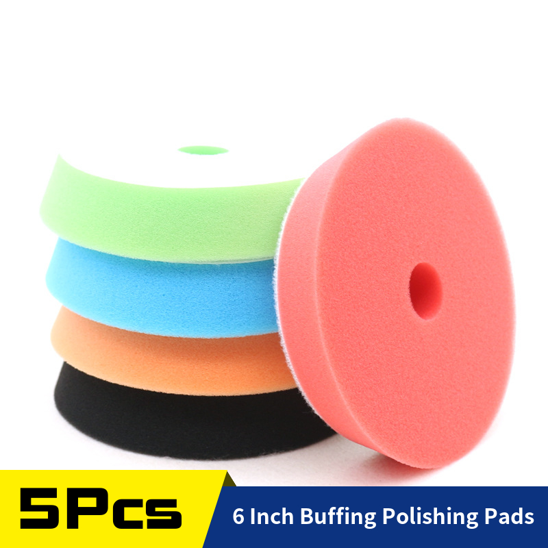 5Pcs 6inch Sponge Polishing Pa - Polish Pad Set Buffer recensione e prezzo