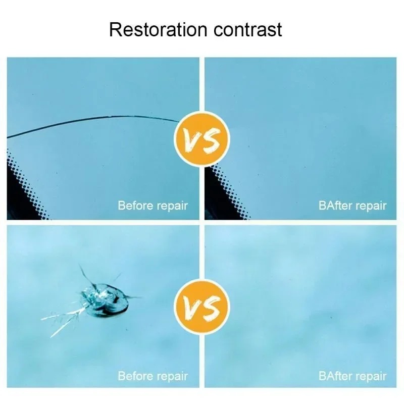 DIY Car Windshield Cracked Rep - Glass Cleaner Streak recensione e prezzo