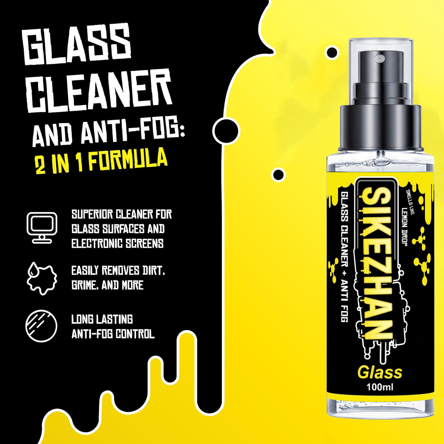 2-in-1 Anti-Fog Spray & Glass  - Glass Cleaner Streak recensione e prezzo