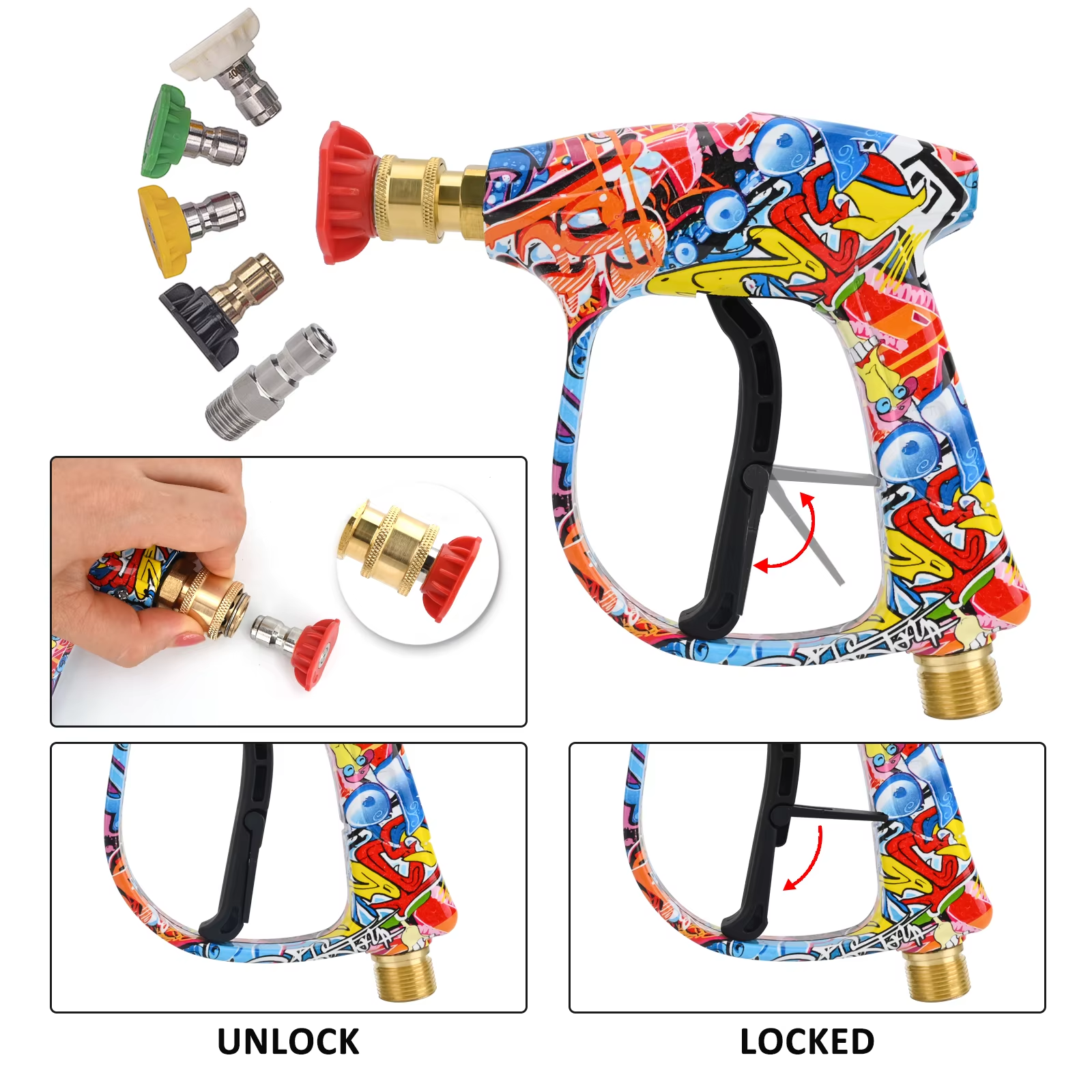 Pressure Washer Water Gun for  - Foam Cannon Car Wash recensione e prezzo