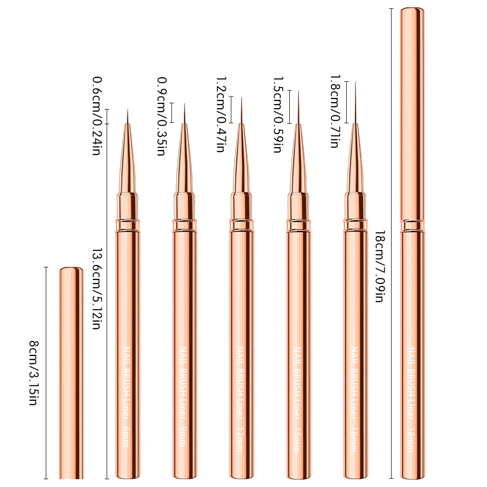 1/3/5pcs Nail Art Liner Brushe - Detailing Brush Set recensione e prezzo