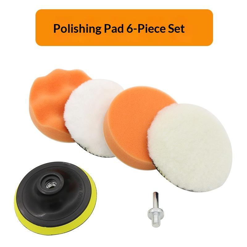 6Pcs Foam Pad Buffer Kit Polis - Polish Pad Set Buffer recensione e prezzo