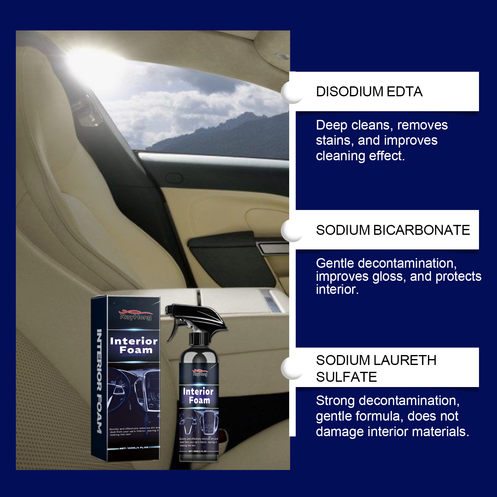 Multi-purpose Car Interior Foa - Seat Cleaner Fabric recensione e prezzo