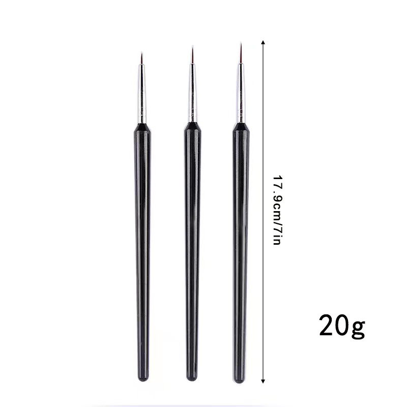 3Pcs Ultra-fine Nail Art Liner - Detailing Brush Set recensione e prezzo