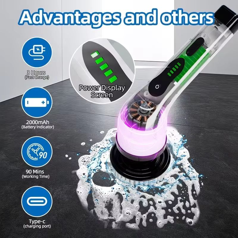 Wireless Electric Spin Scrubbe - Car Cleaning Brush recensione e prezzo
