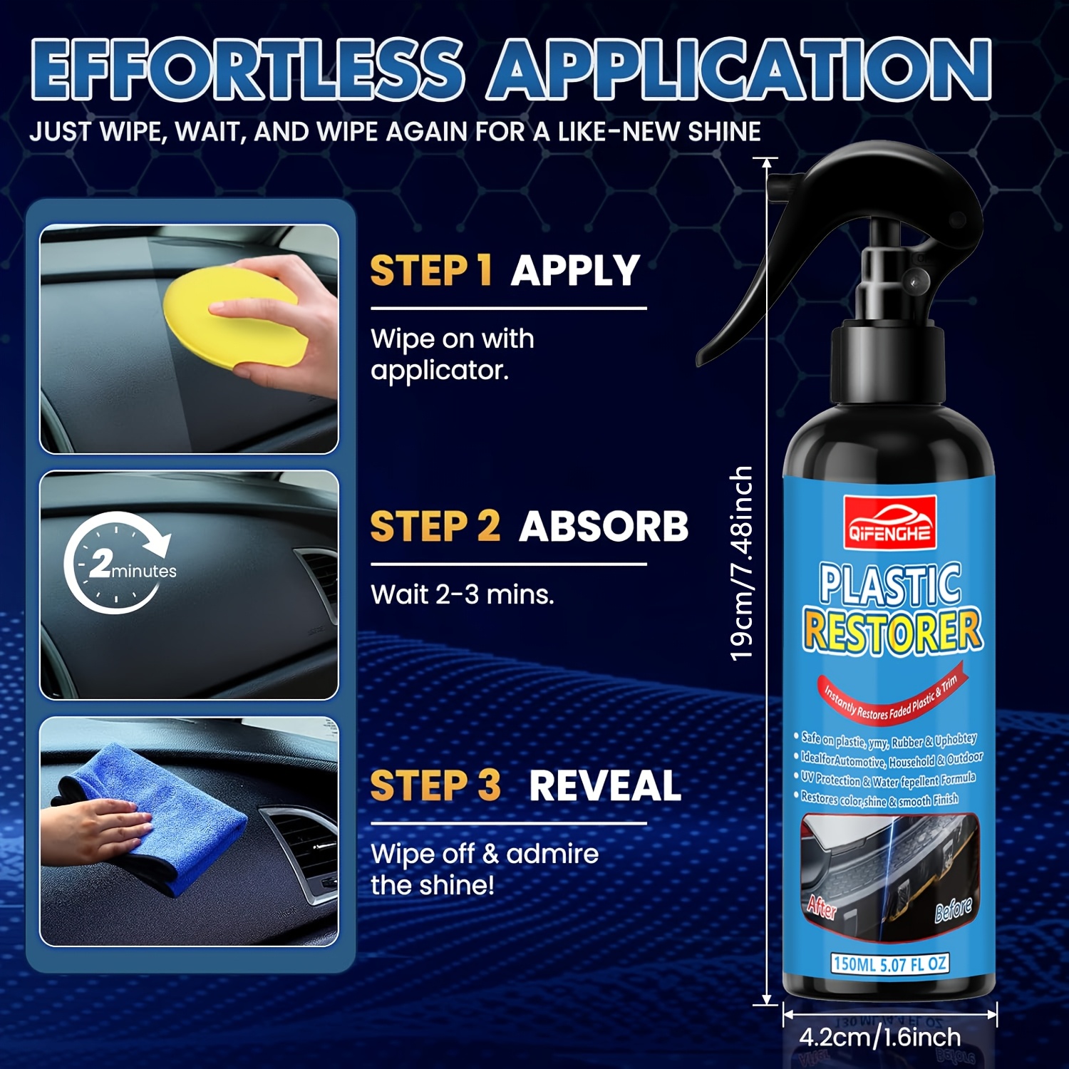 Black Trim And Plastic Restore - Trim Restorer Plastic recensione e prezzo