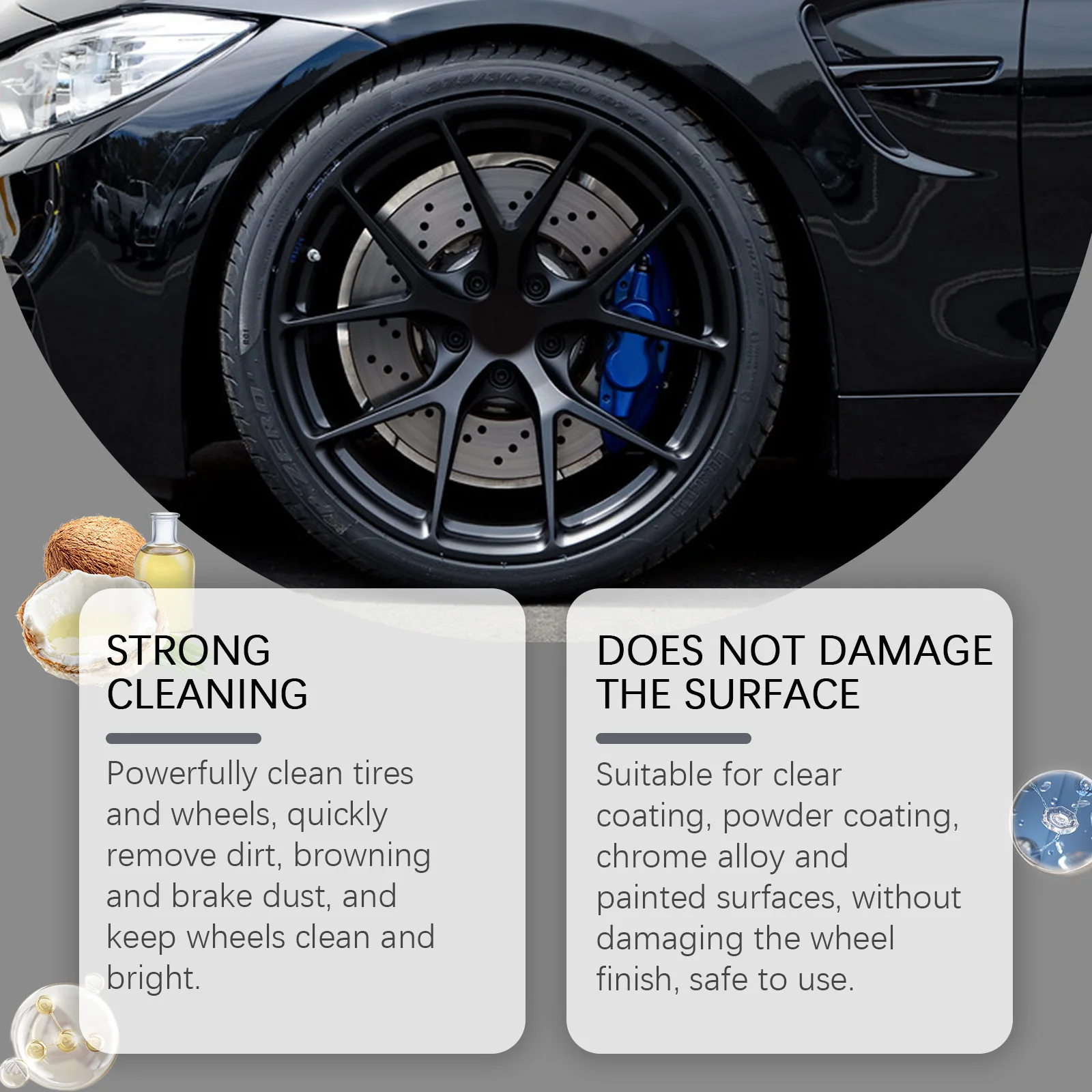 Professional Wheel Tire Cleane - Wheel Cleaner Alloy recensione e prezzo
